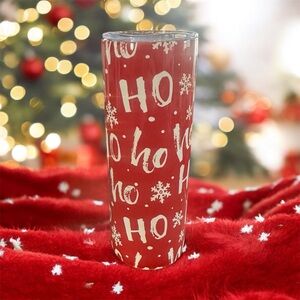 Red Ho Ho Ho Christmas Tumbler